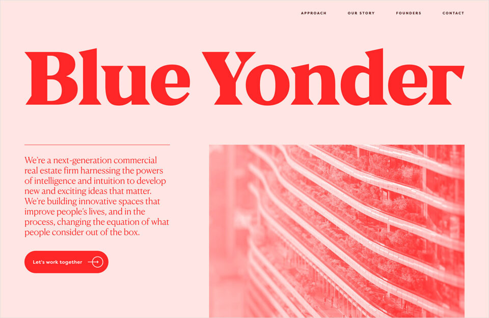 Blue Yonder Property Group – Austin, TXウェブサイトの画面キャプチャ画像
